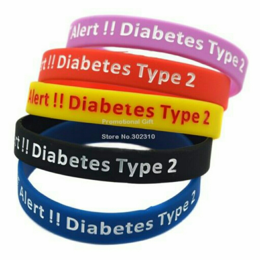 Type 2 Diabetic Medical Alert Bracelet